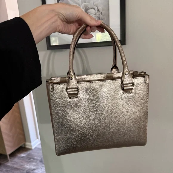 Kate spade metallic pink handbag - Picture 2 of 4